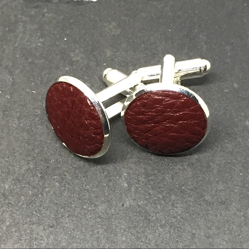 Rojo Cuero Men’s Cufflinks 2-pc Set